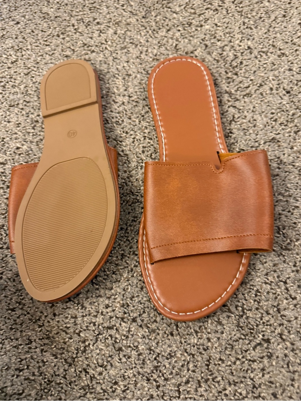 Women’s Casual Slide Sandals in Tan